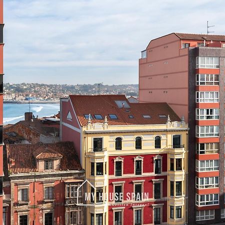 Myhousespain - Radiante Piso Junto A La Playa Gijón Exterior foto